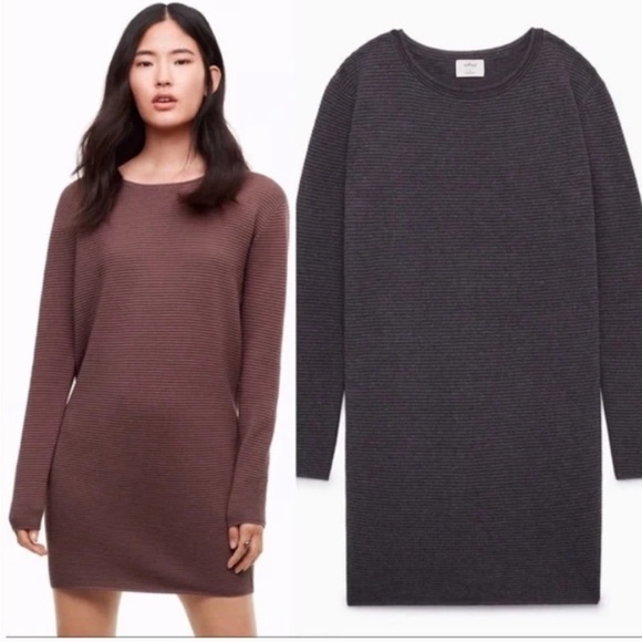 Wilfred Cashmere Silk Blend Sweater Dress- Medium - Picture 8 of 8